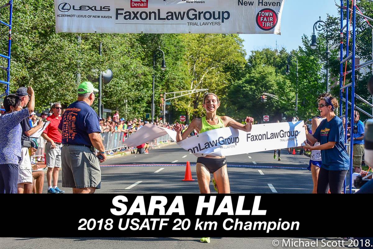 RR PA’s Sara Hall WINS USATF Natl. 20K Championships! PAUSATF